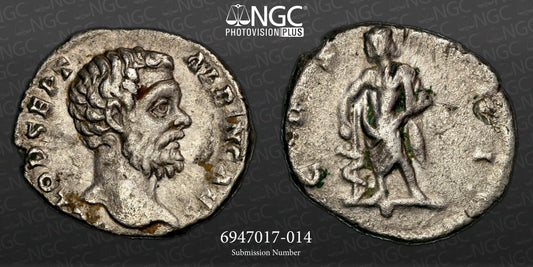 Clodius Albinus Denarius (195-197 AD)