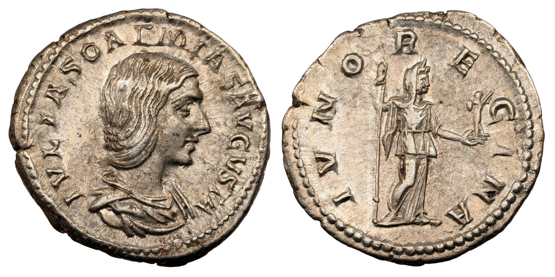 Julia Soaemias Denarius (218-222 AD)