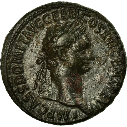 Roman Empire - Domitian - AE As - NGC XF - RIC:753