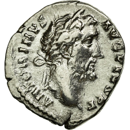 Roman Empire - Antoninus Pius - Silver Denarius - NGC Ch VF - Cohen:345