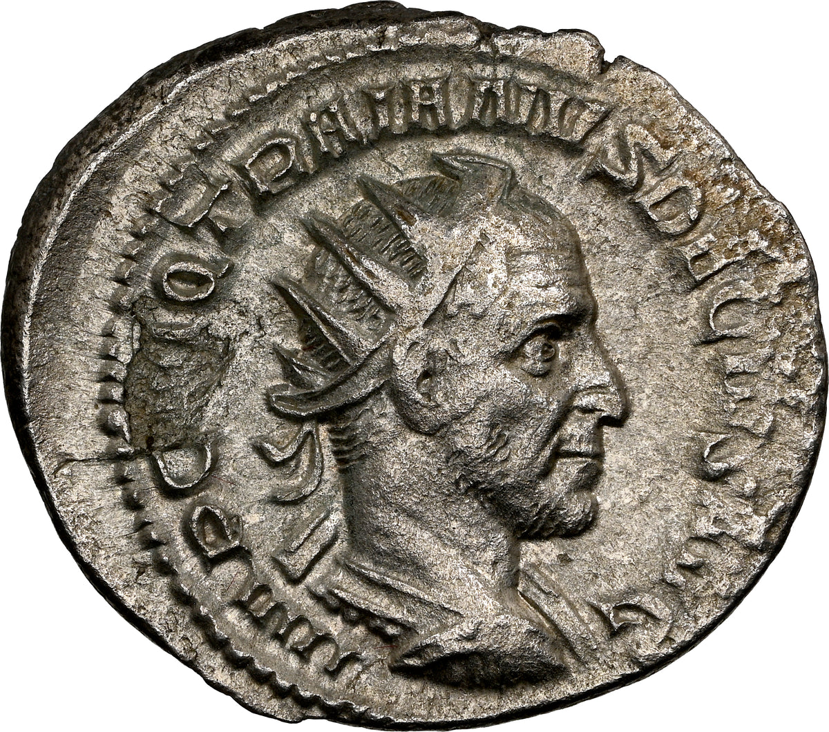 Roman Empire - Trajan Decius - Silver Double-Denarius - NGC Ch VF