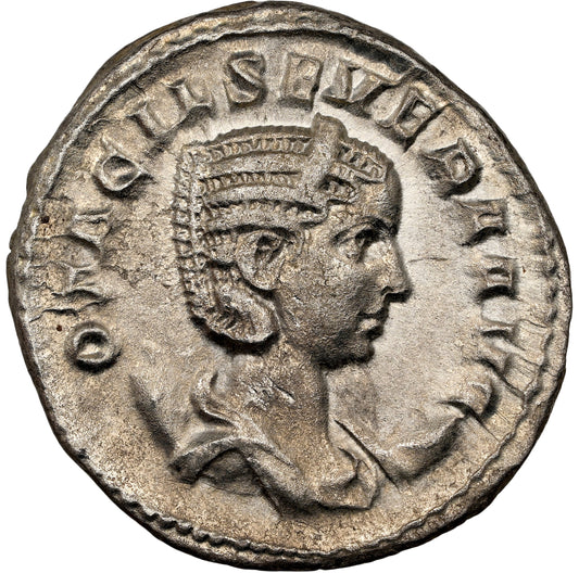 Roman Empire - Otacilia Severa - Silver Double-Denarius - NGC AU - RIC:130