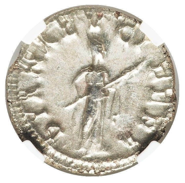 Roman Empire - Gordian III - Silver Denarius - NGC MS - RIC:127