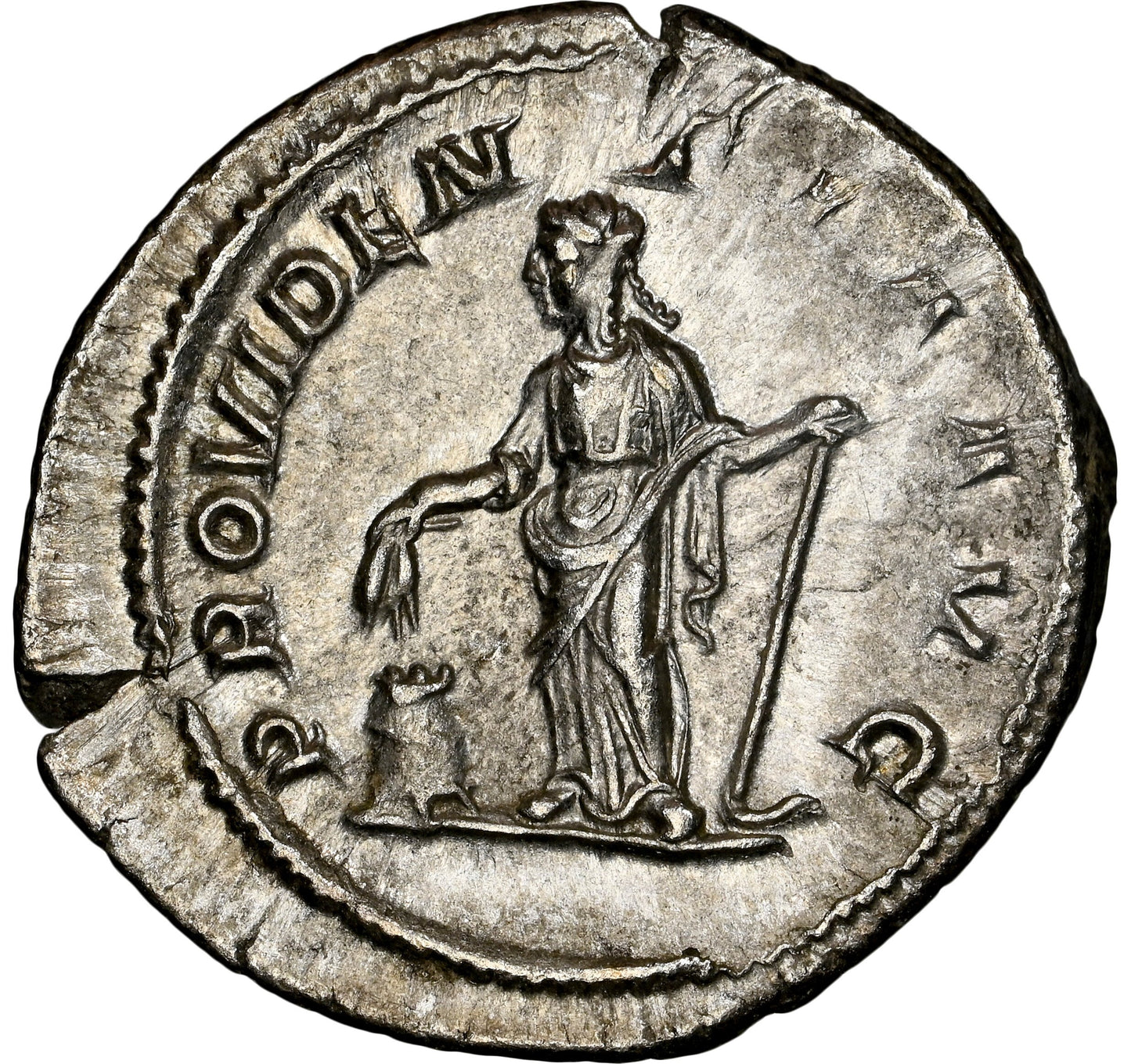 Roman Empire - Severus Alexander - Silver Denarius - NGC Ch AU - RIC:250
