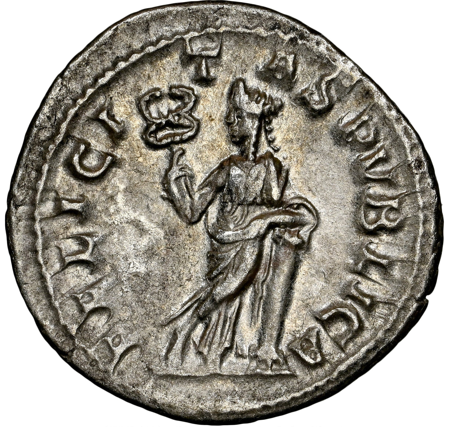 Roman Empire - Julia Mamaea - Silver Denarius - NGC Ch XF - RIC:334