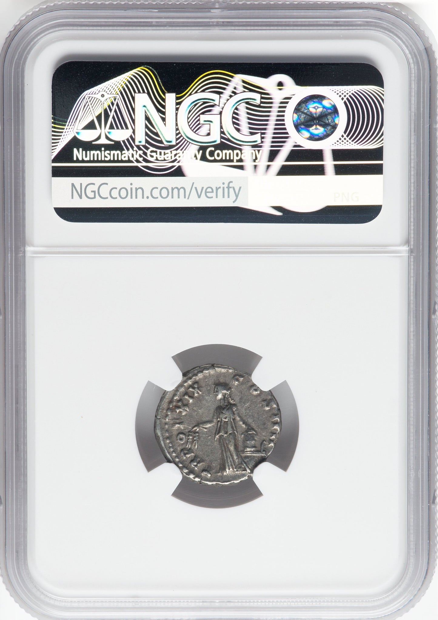 Roman Empire - Antoninus Pius - Silver Denarius - NGC XF - RIC:249