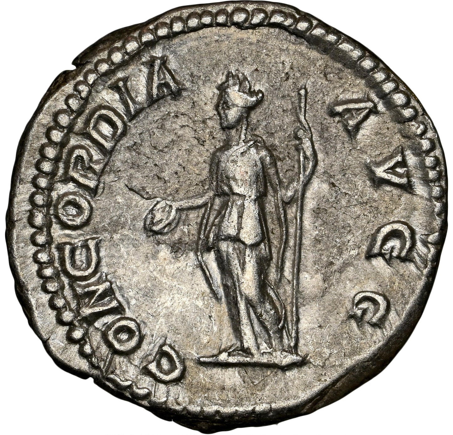 Roman Empire - Plautilla - Silver Denarius - NGC XF - RIC:359