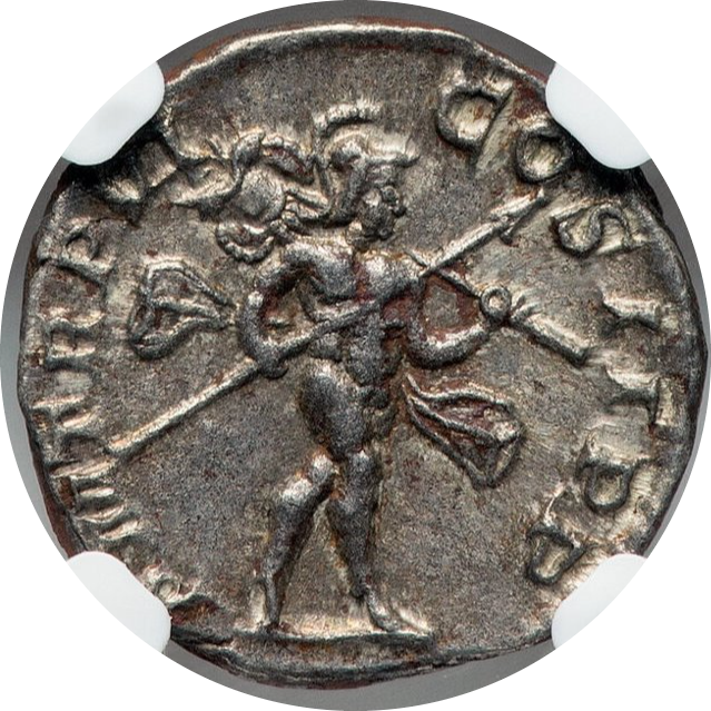 Roman Empire - Severus Alexander - Silver Denarius - NGC Ch AU - RIC:61