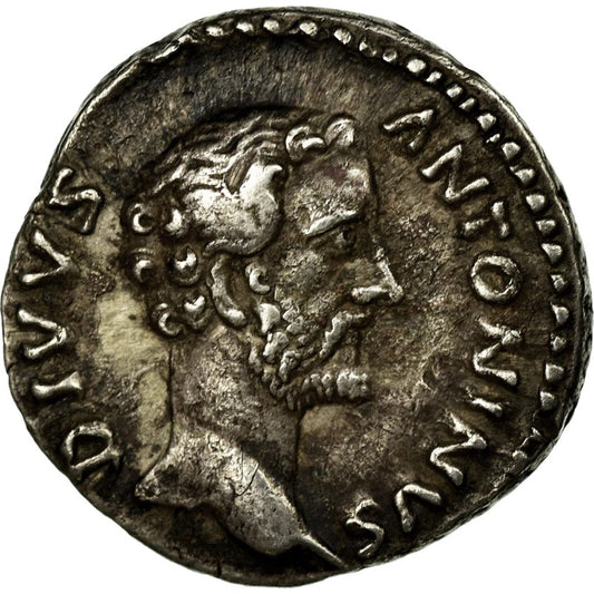 Roman Empire - Antoninus Pius - Silver Denarius - NGC Ch VF - RIC:431