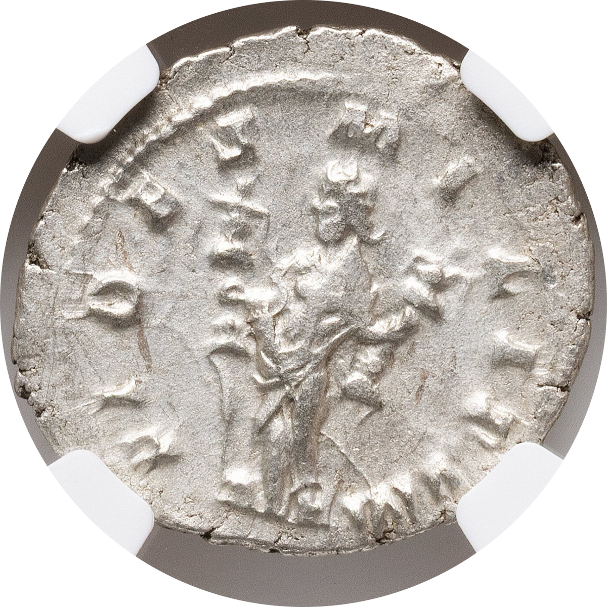 Roman Empire - Valerian I - Billon Double-Denarius - NGC Ch XF