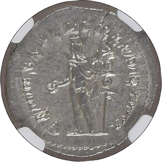 Roman Empire - Trajan Decius - Silver Double-Denarius - NGC AU - RIC:16