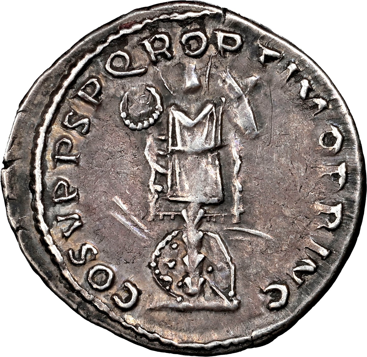 Roman Empire - Trajan - Silver Denarius - NGC XF - RIC:147b