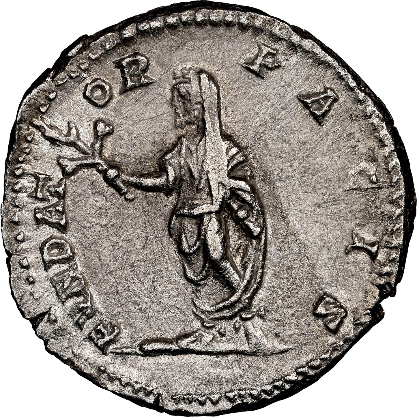 Roman Empire - Septimius Severus - Silver Denarius - NGC AU - Sear:6282