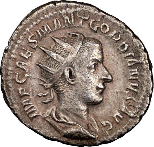 Roman Empire - Gordian III - Silver Double-Denarius - NGC XF - Sear:8637