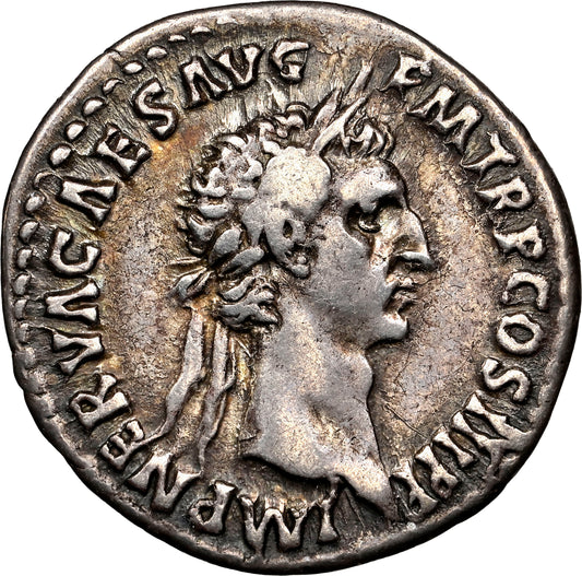 Roman Empire - Nerva - Silver Denarius - NGC VF - RIC:19