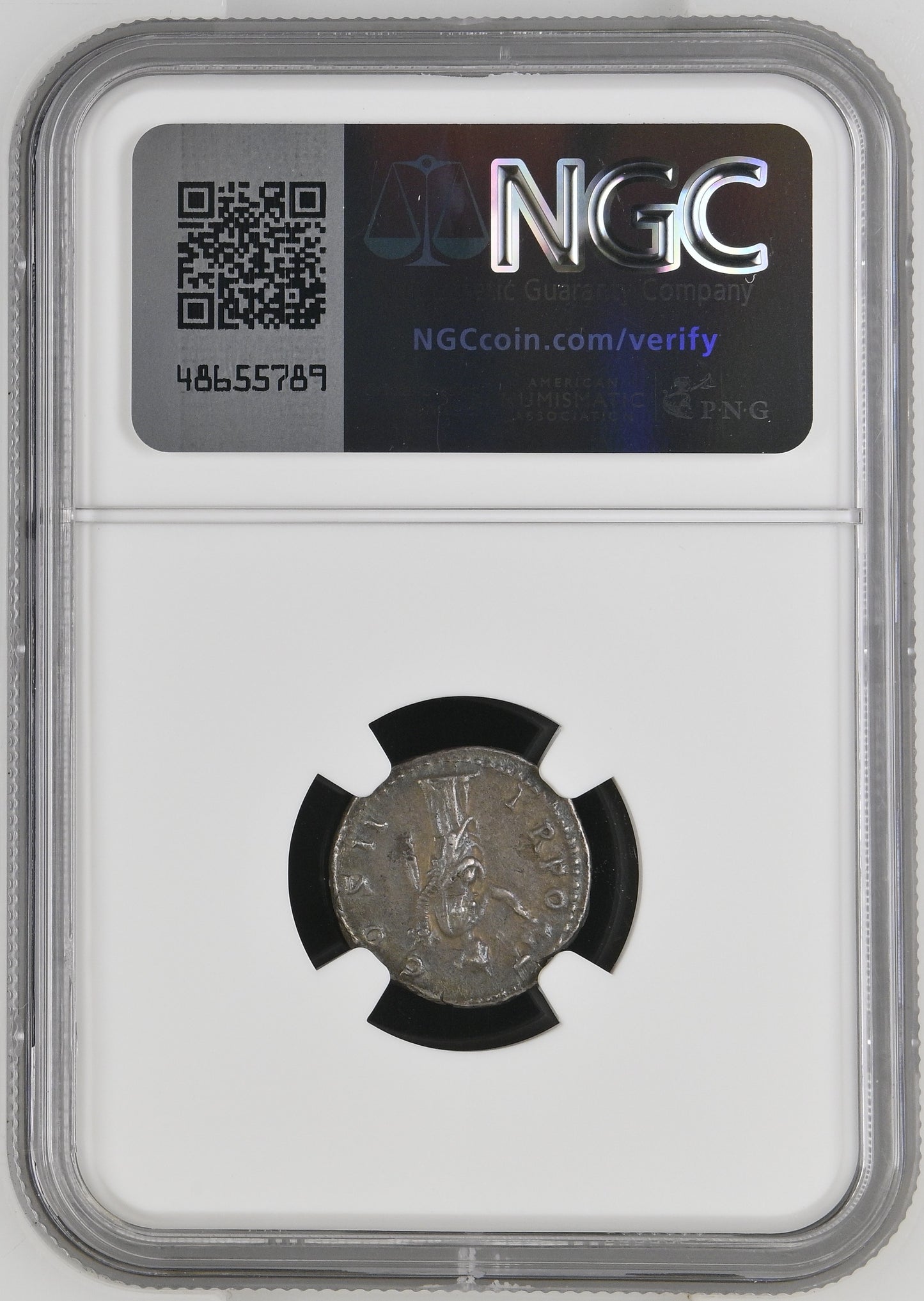 Roman Empire - Aelius Caesar - Silver Denarius - NGC Ch XF - RIC:2634