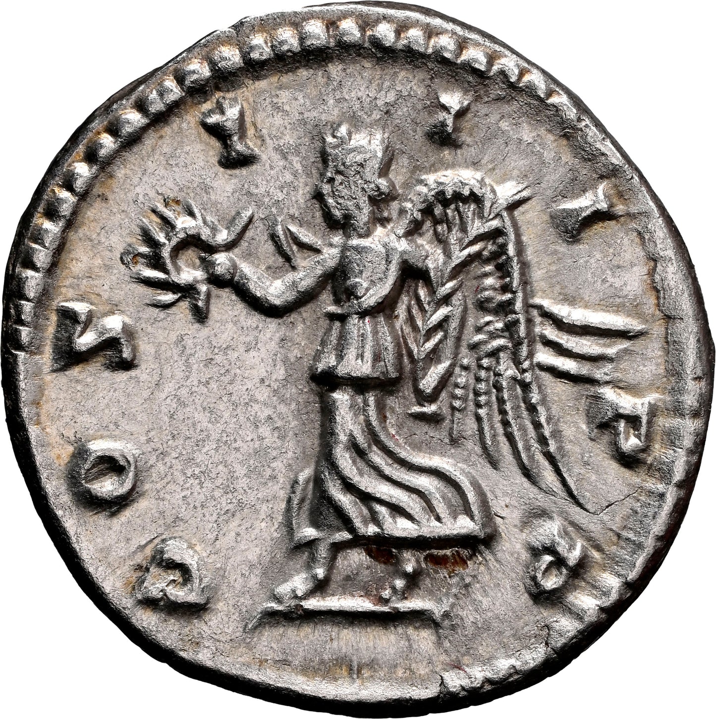 Roman Empire - Septimius Severus - Silver Denarius - NGC AU - RIC:176