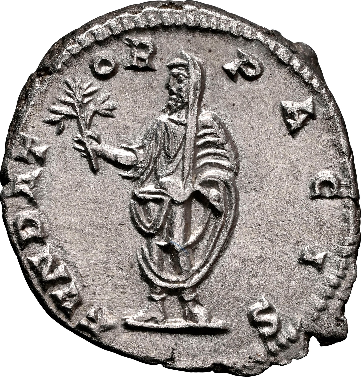 Roman Empire - Septimius Severus - Silver Denarius - NGC AU - RIC:265