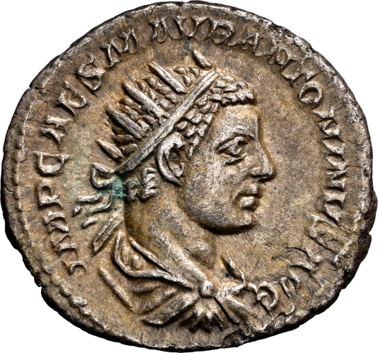 Roman Empire - Elagabalus - Silver Double-Denarius - NGC Ch XF - RIC:138