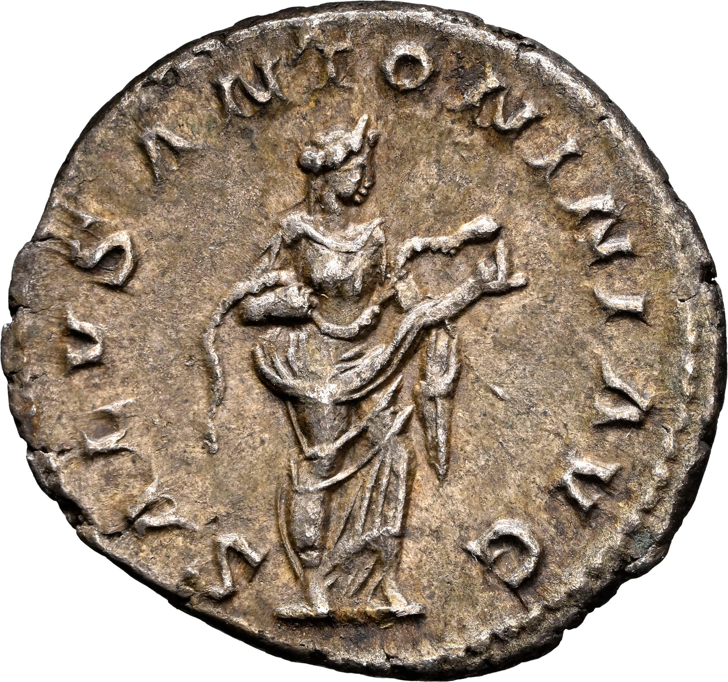 Roman Empire - Elagabalus - Silver Double-Denarius - NGC Ch XF - RIC:138