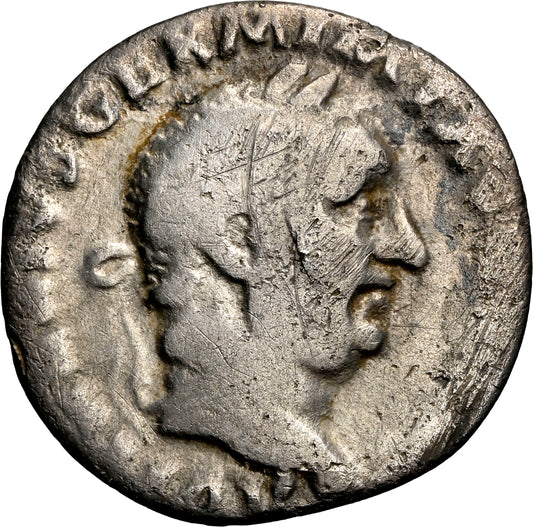 Roman Empire - Vitellius - Silver Denarius - NGC VG - RIC:90