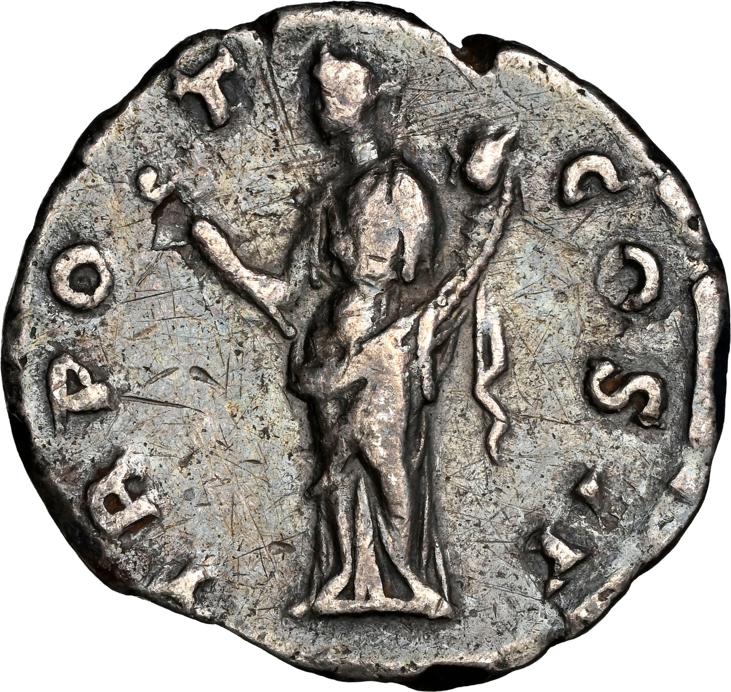 Roman Empire - Aelius Caesar - Silver Denarius - NGC Ch F - RIC:430