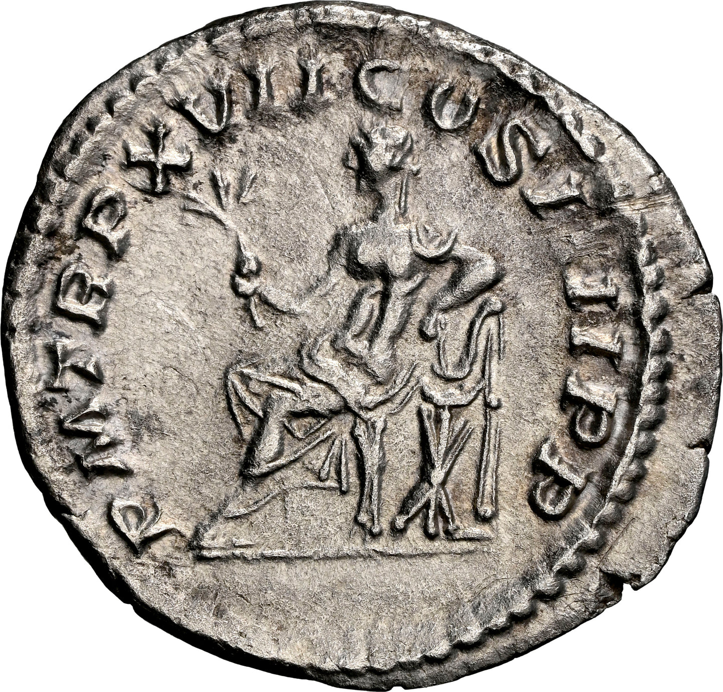 Roman Empire - Caracalla - Silver Denarius - NGC AU - RIC:238a