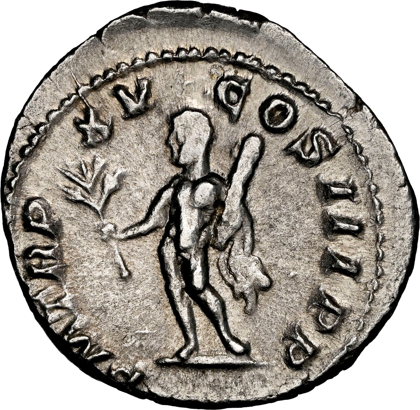 Roman Empire - Caracalla - Silver Denarius - NGC AU - RIC:192