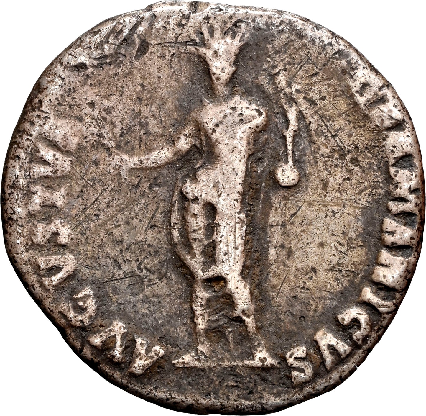 Roman Empire - Nero - Silver Denarius - NGC VG - RIC:42
