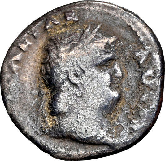 Roman Empire - Nero - Silver Denarius - NGC VG - RIC:56