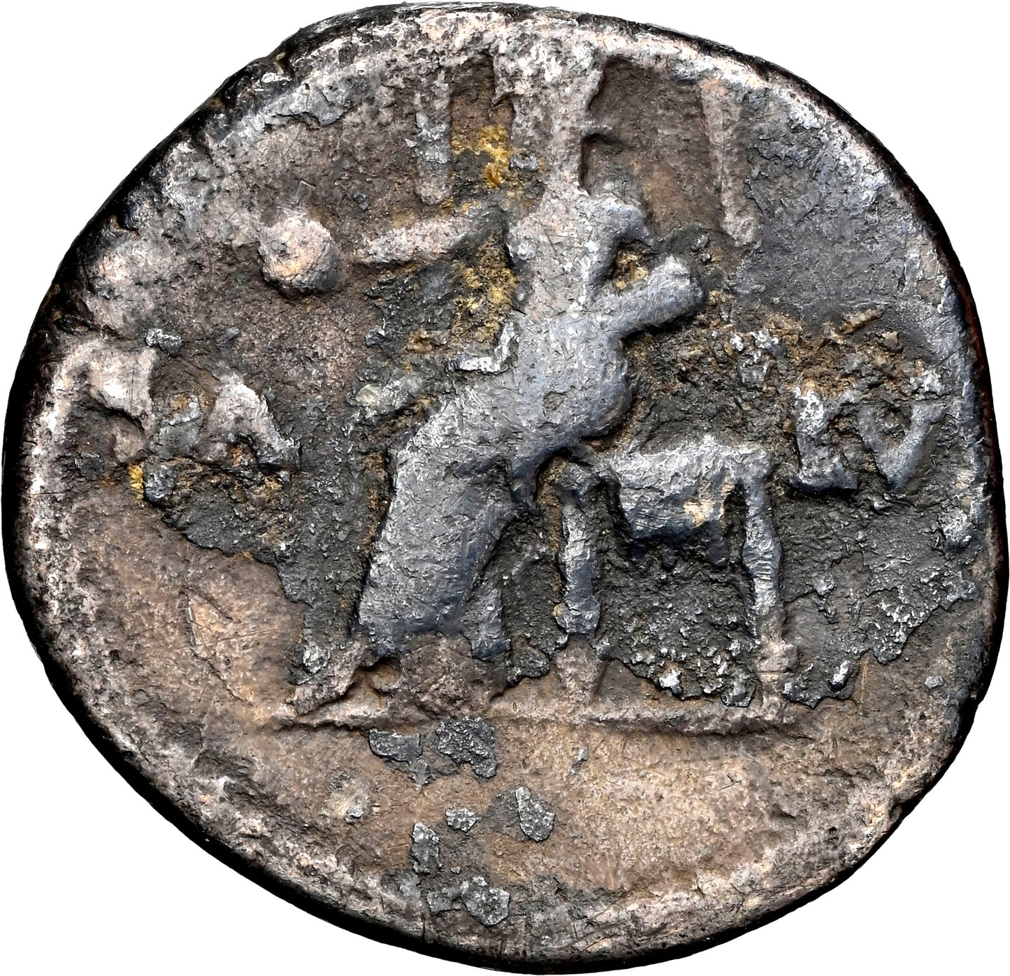 Roman Empire - Nero - Silver Denarius - NGC VG - RIC:56