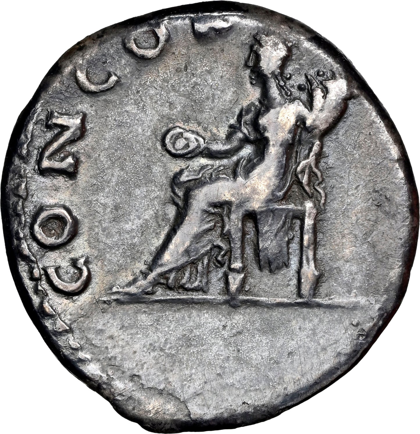 Roman Empire - Vitellius - Silver Denarius - NGC VF - RIC:66