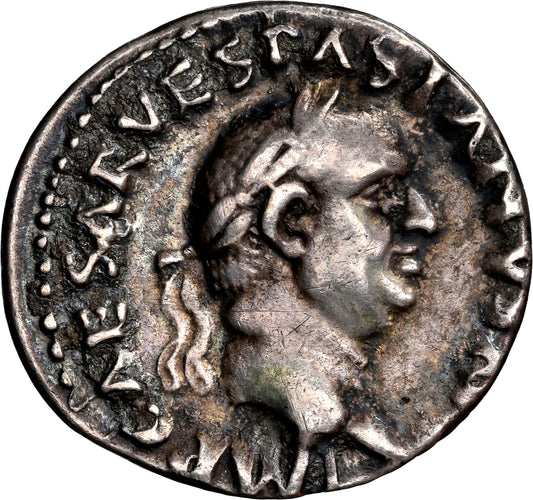 Roman Empire - Vespasian - Silver Denarius - NGC VF - RIC:4