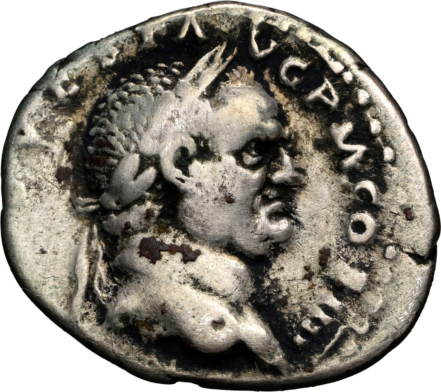 Roman Empire - Vespasian - Silver Denarius - NGC VF - RIC:50