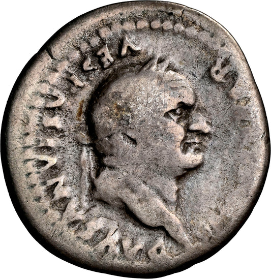 Roman Empire - Vespasian - Silver Denarius - NGC VG - RIC:108