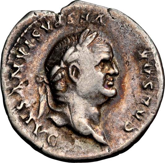 Roman Empire - Vespasian - Silver Denarius - NGC VF - RIC:109