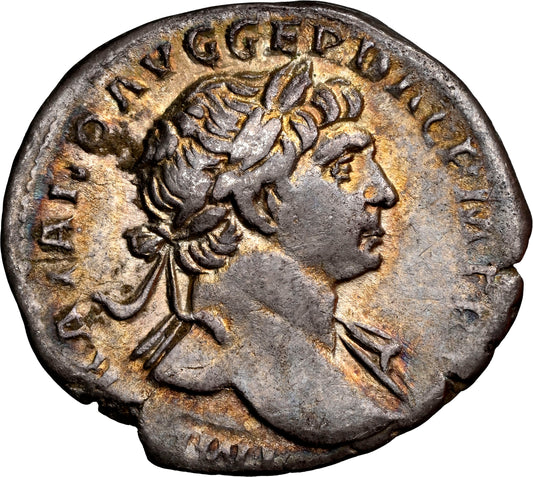 Roman Empire - Trajan - Silver Denarius - NGC VF - RIC:104