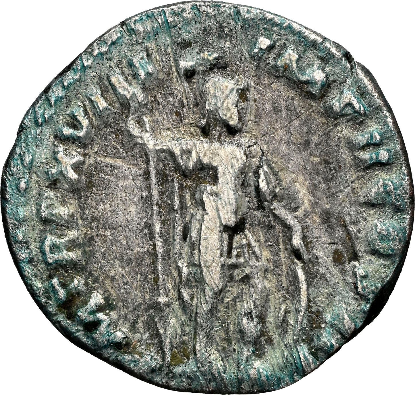 Roman Empire - Marcus Aurelius - Silver Denarius - NGC Ch VF - RIC:92
