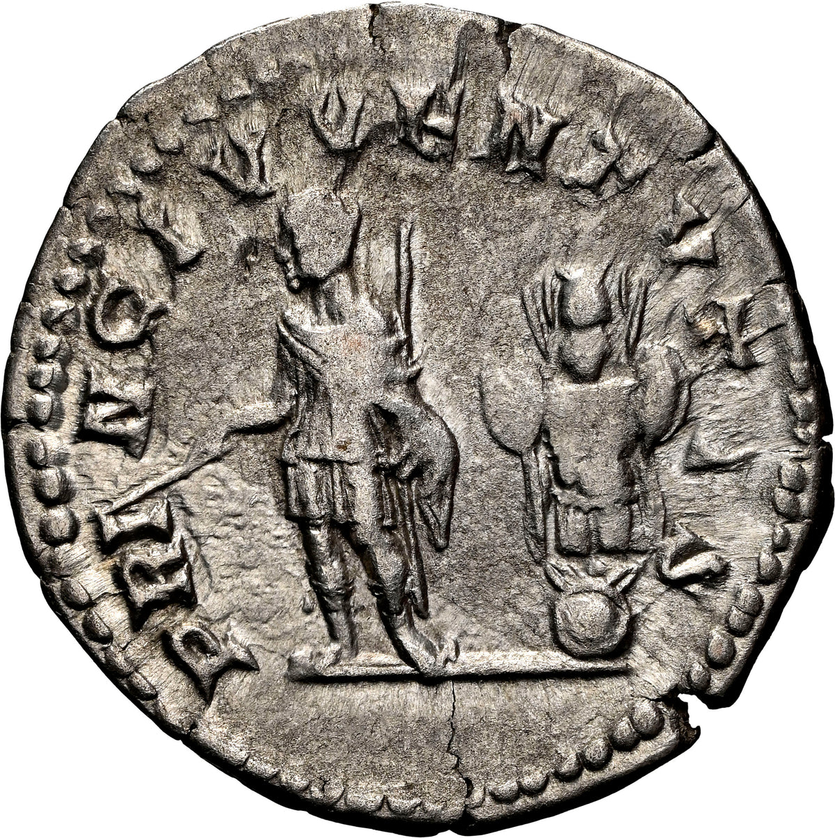 Geta Roman Roman Empire - Geta - Silver Denarius - NGC Ch VF – Roman-Coins