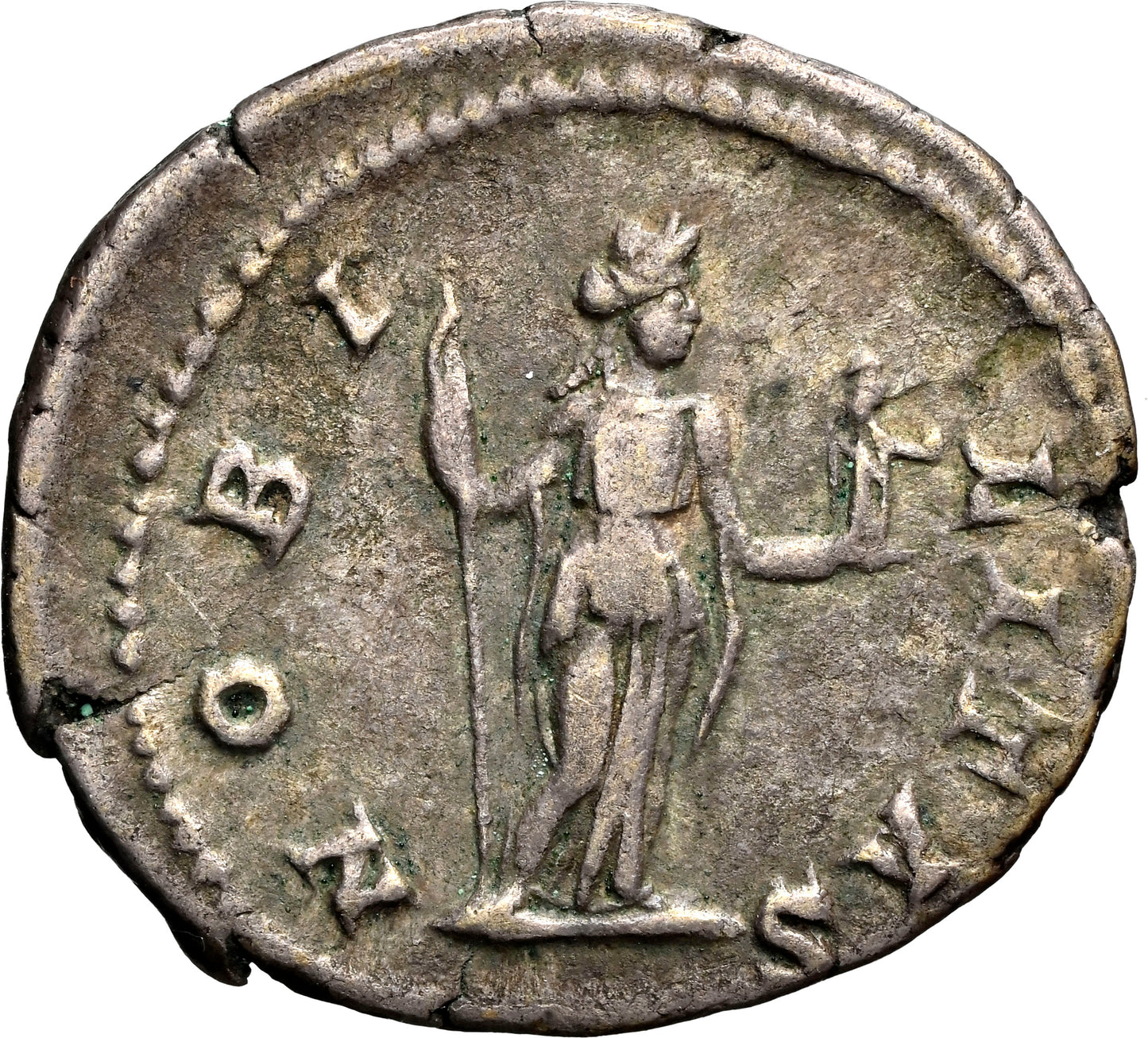 Roman Empire - Geta - Silver Denarius - NGC VF - RIC:13a