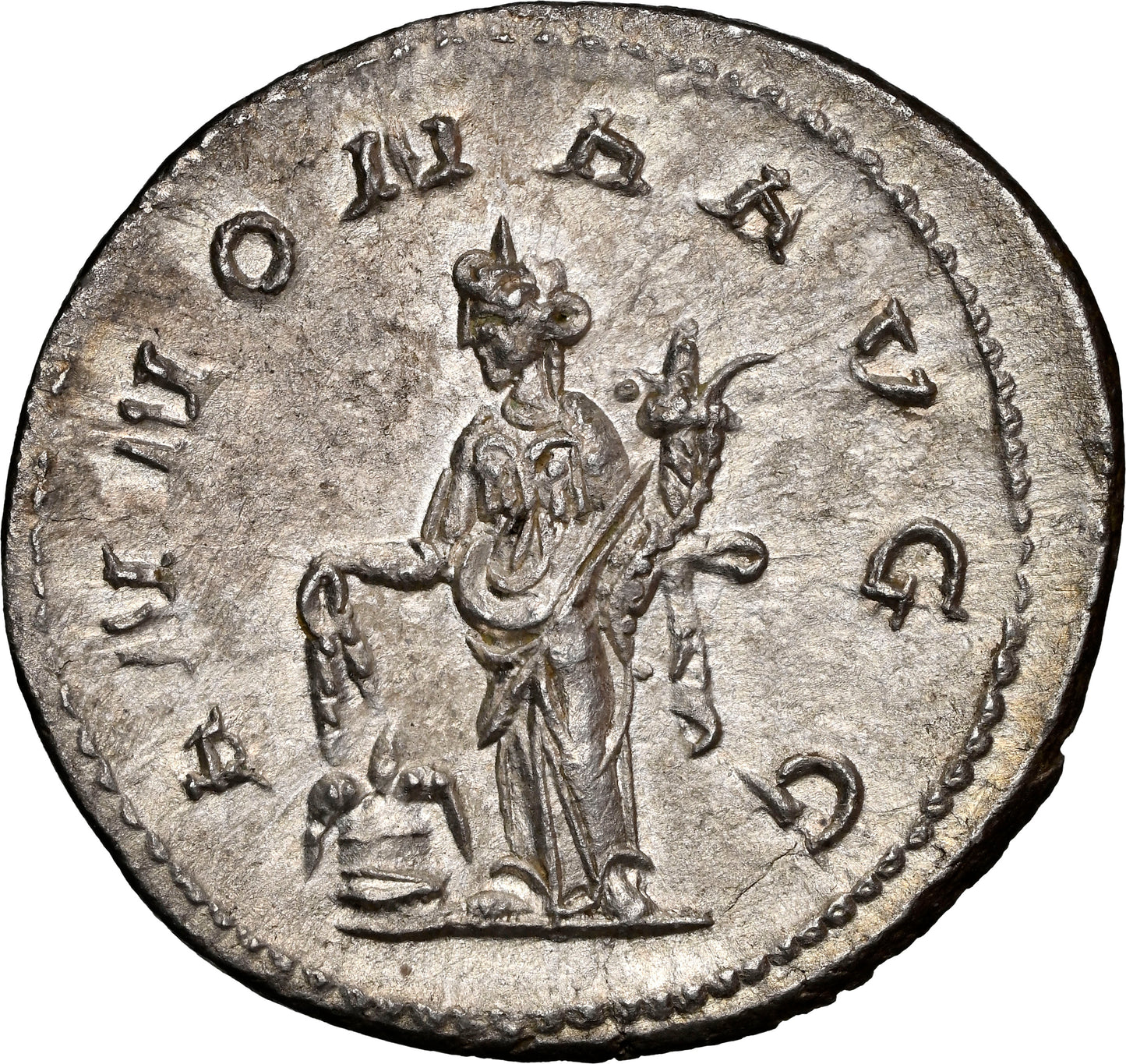 Roman Empire - Philip I - Silver Double-Denarius - NGC MS - RIC:28c