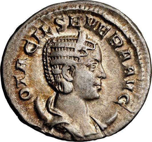 Roman Empire - Otacilia Severa - Silver Double-Denarius - NGC XF - RIC:130