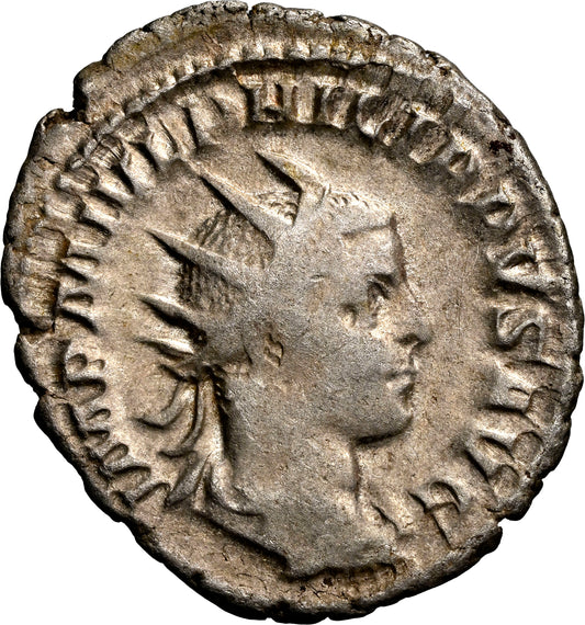 Roman Empire - Philip II - Silver Double-Denarius - NGC F - RIC:226