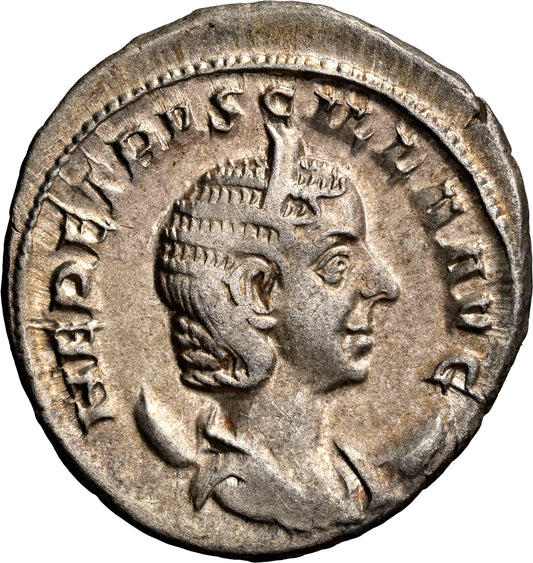 Roman Empire - Herennia Etruscilla - Silver Double-Denarius - NGC Ch VF - RIC:57