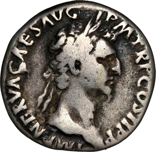 Roman Empire - Nerva - Silver Denarius - NGC VG - RIC:2
