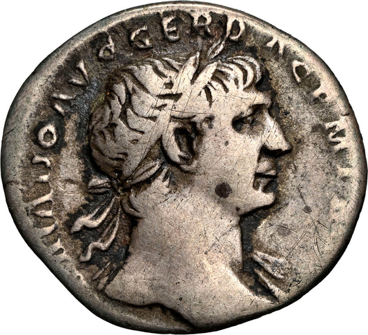 Roman Empire - Trajan - Silver Denarius - NGC VG - RIC:121