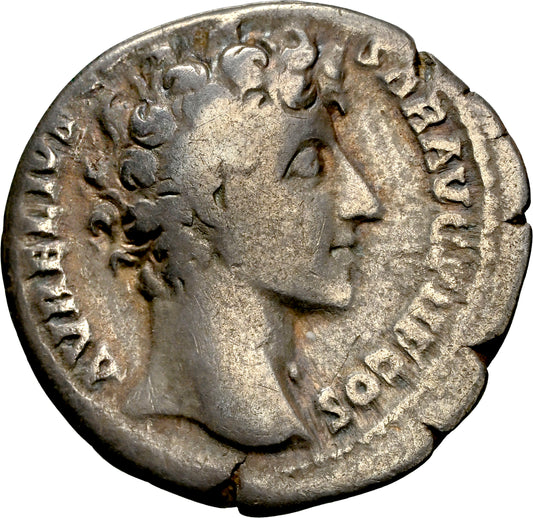 Roman Empire - Marcus Aurelius - Silver Denarius - NGC VG - RIC:424a