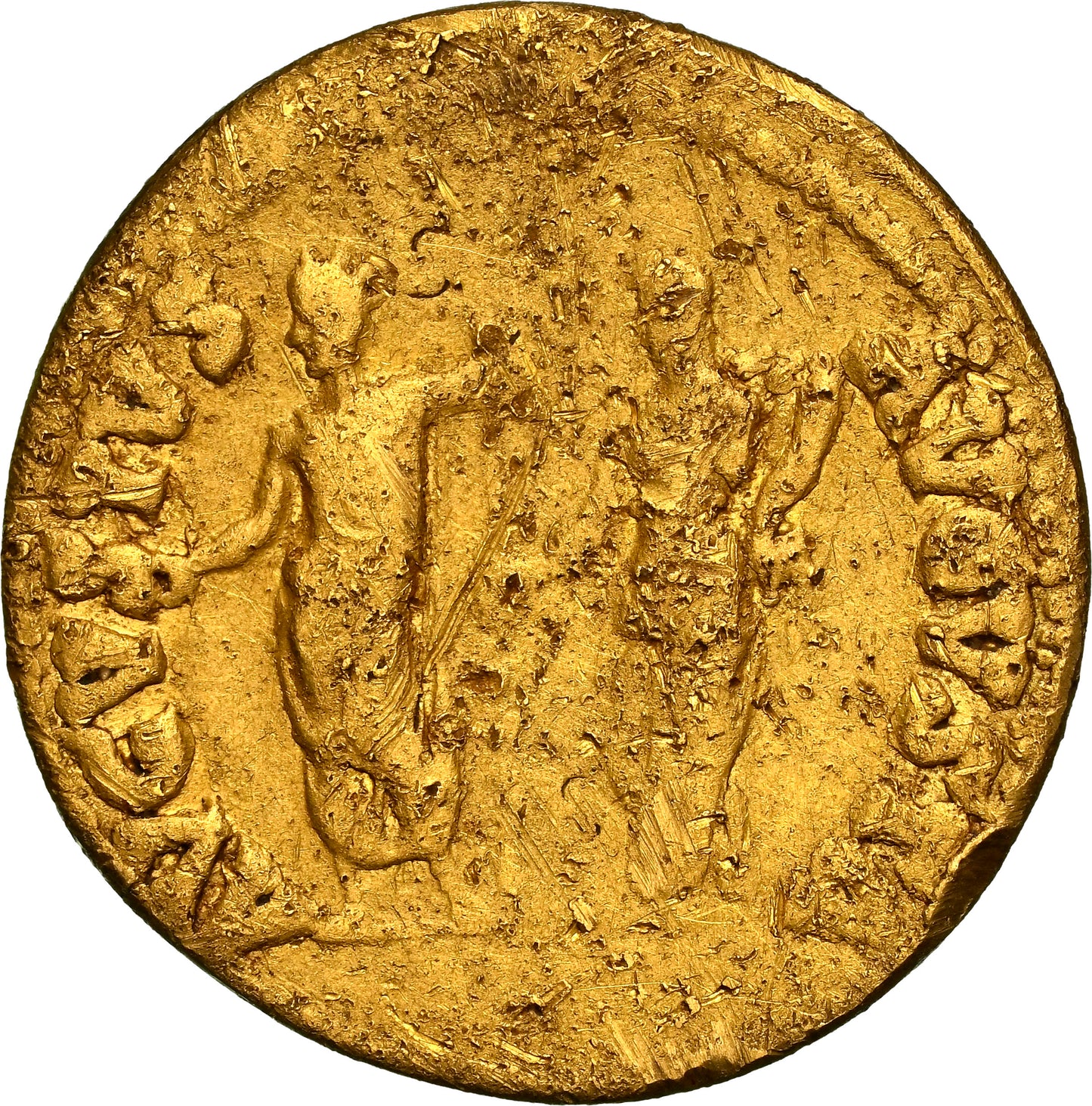 Roman Empire - Nero - Gold Aureus - NGC F - RIC:44