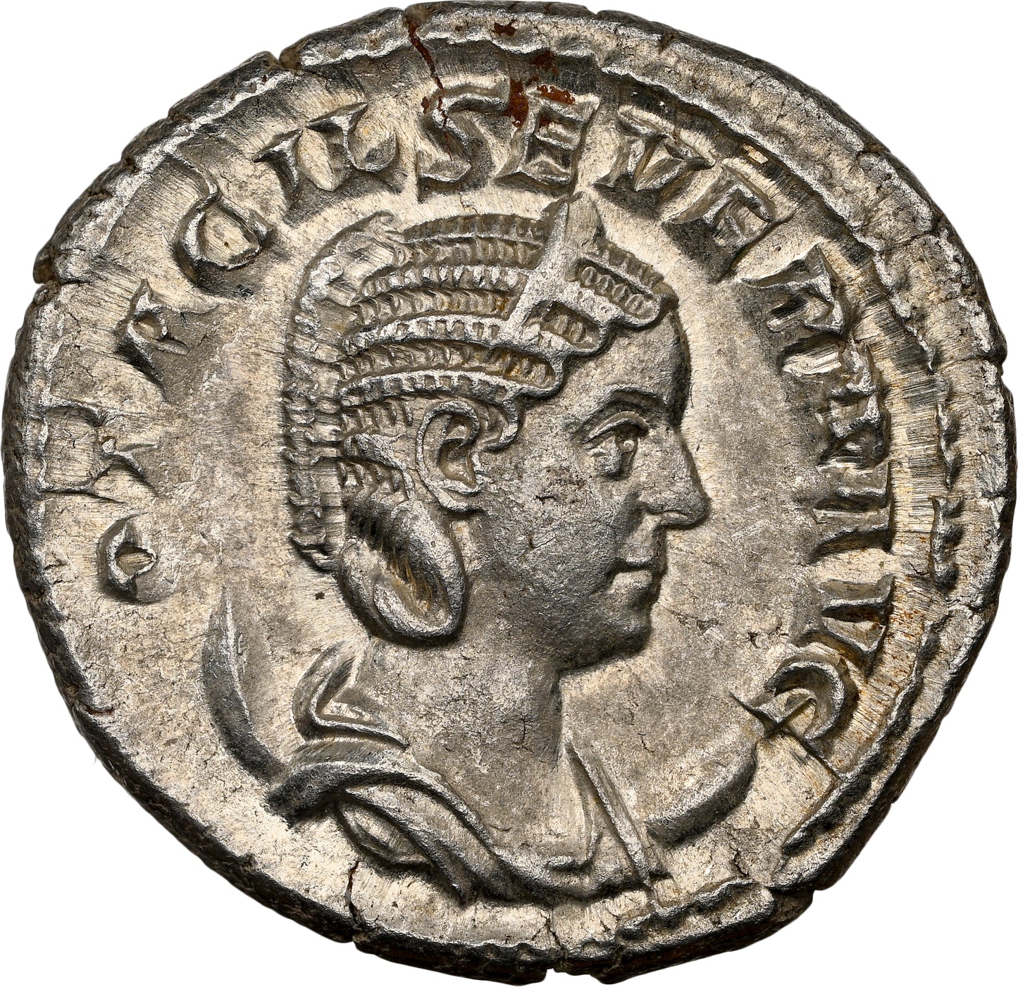Roman Empire - Otacilia Severa - Silver Double-Denarius - NGC Ch AU
