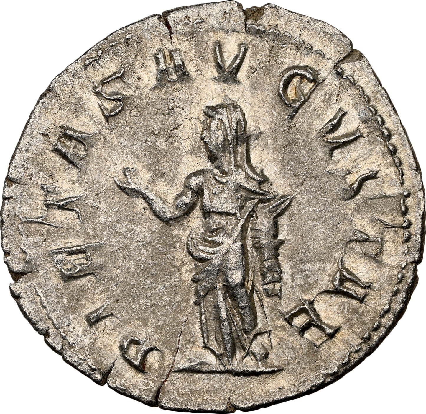 Roman Empire - Otacilia Severa - Silver Double-Denarius - NGC Ch AU